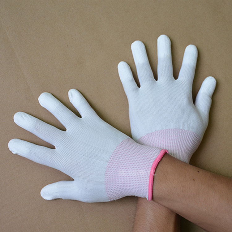 厂家批发PU涂掌手套 PU涂指手套 涂层手套 工业劳保防护手套