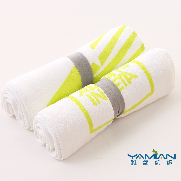 Sports Towel Microfiber Sports Towel Thickened Fabric Sweat Absorbing Fast Pigment Printing Wholesale