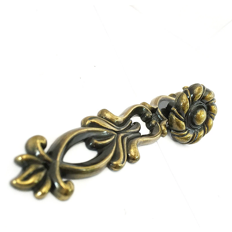 Factory supply coffee ancient polishing American decorative zinc alloy furniture furniture accessories, cabinet wardrobe handle
