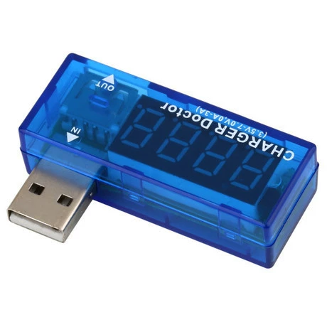 USB зарядка тестер тока/напряжения детектор USB Вольтметр Амперметр