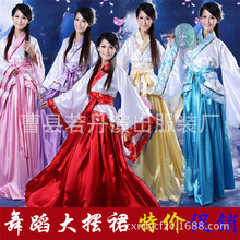 古装汉服女款七仙女曲裾大摆裙舞蹈服 汉代成人礼影视摄影表演服