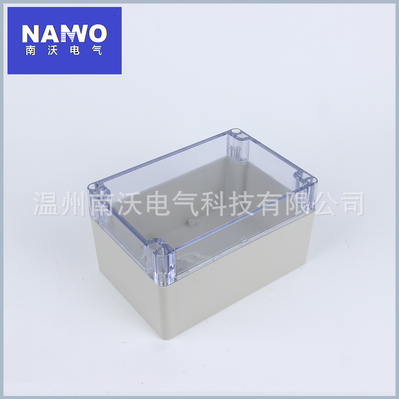 厂家批发开关接线盒160*110*90透明盖电缆接线盒防水接线盒