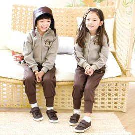 纯棉儿童春秋冬装韩国幼儿园园服中小学生运动校服班服套装
