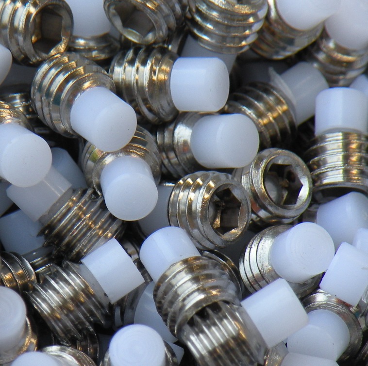 镀锌机米螺丝带胶头,胶头止付螺丝,顶丝,气缸用胶头紧定螺丝