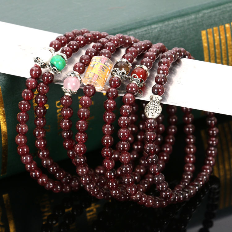 round beads pomegranate