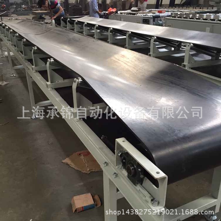 厂家供应V型皮带输送机槽吸料机提升机皮带机自动化输送线