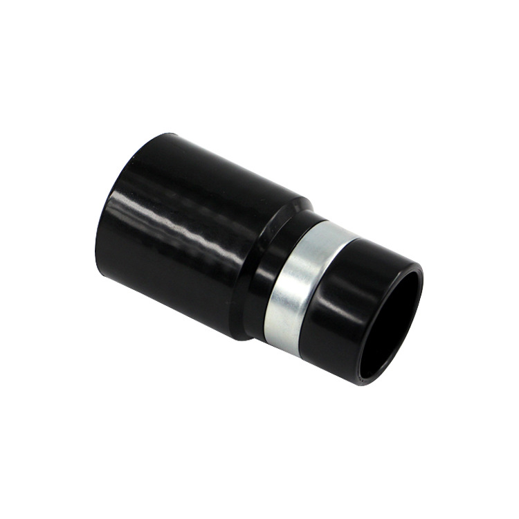Accesorios de limpiador de polvo de aluminio de aluminio Junta de manguera Junta central Tubo roscado Conector de pared Diámetro interno general 32mm