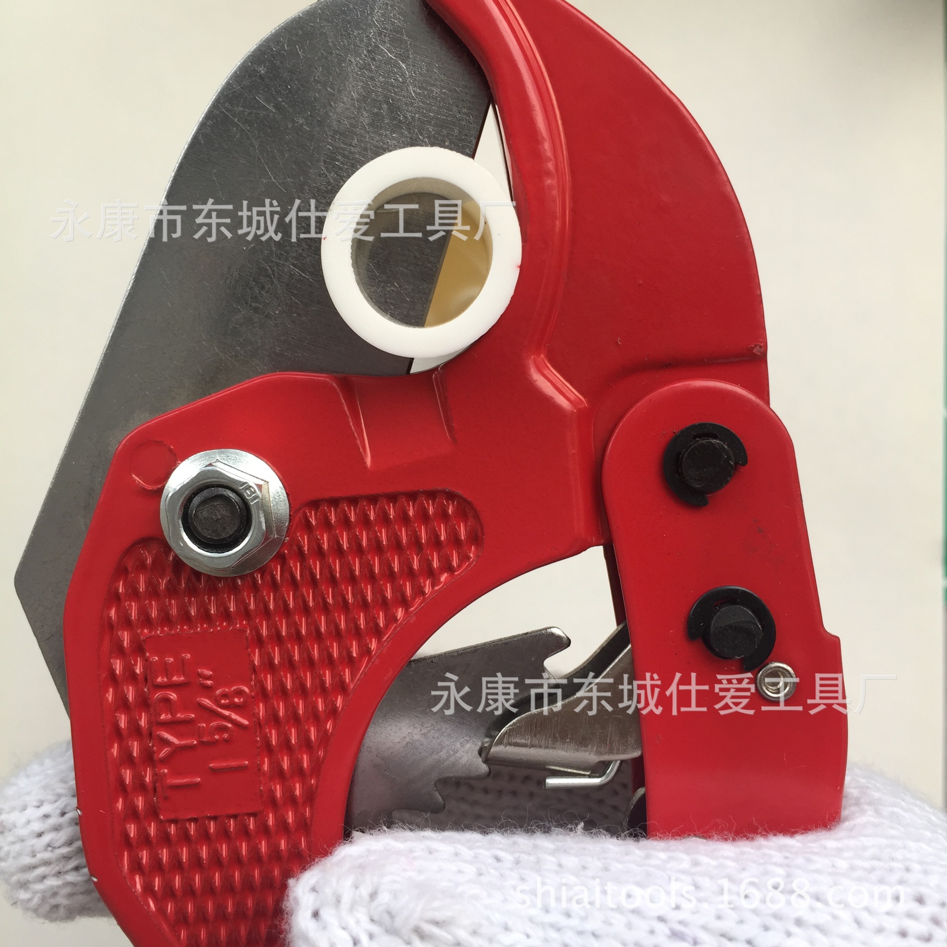 Shiai herramientas suministro directo de fábrica cortador de tubo de PVC PPR tijeras cortador de tubo tijeras estándar todo aluminio 42mm tijeras de tubería de agua image 5