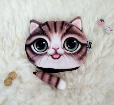 Мультяшный кошелек, держатель карт, маленькая органайзер сумка