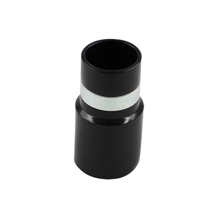 Accesorios de limpiador de polvo de aluminio de aluminio Junta de manguera Junta central Tubo roscado Conector de pared Diámetro interno general 32mm