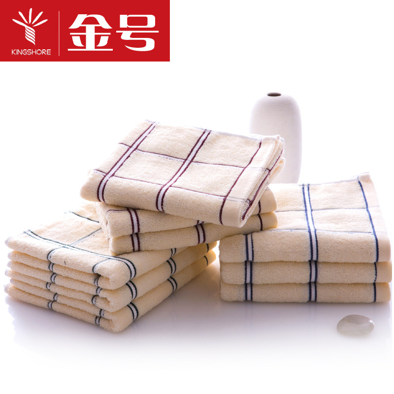 Gold Number Pure Cotton Towel with Satin Towel Genuine Simple and Affordable Labor Protection Wholesale Water-Absorbent and Soft 01122A Category