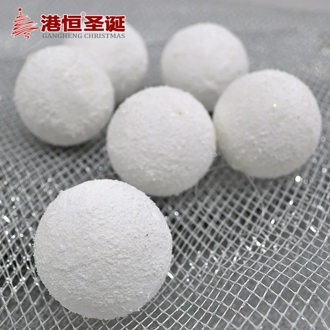 White accessory from foam, pendant, 4-10cm