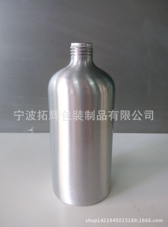 500ML毫升 金属 化妆品包装 铝瓶 配铝盖 泵头