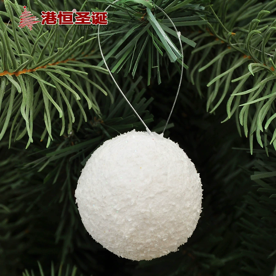 White accessory from foam, pendant, 4-10cm