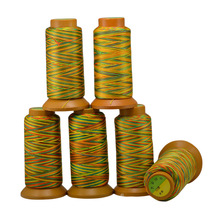 艺彩缤纷牌 多彩色股线高强涤纶线流苏线尼龙线编织绳股线批发