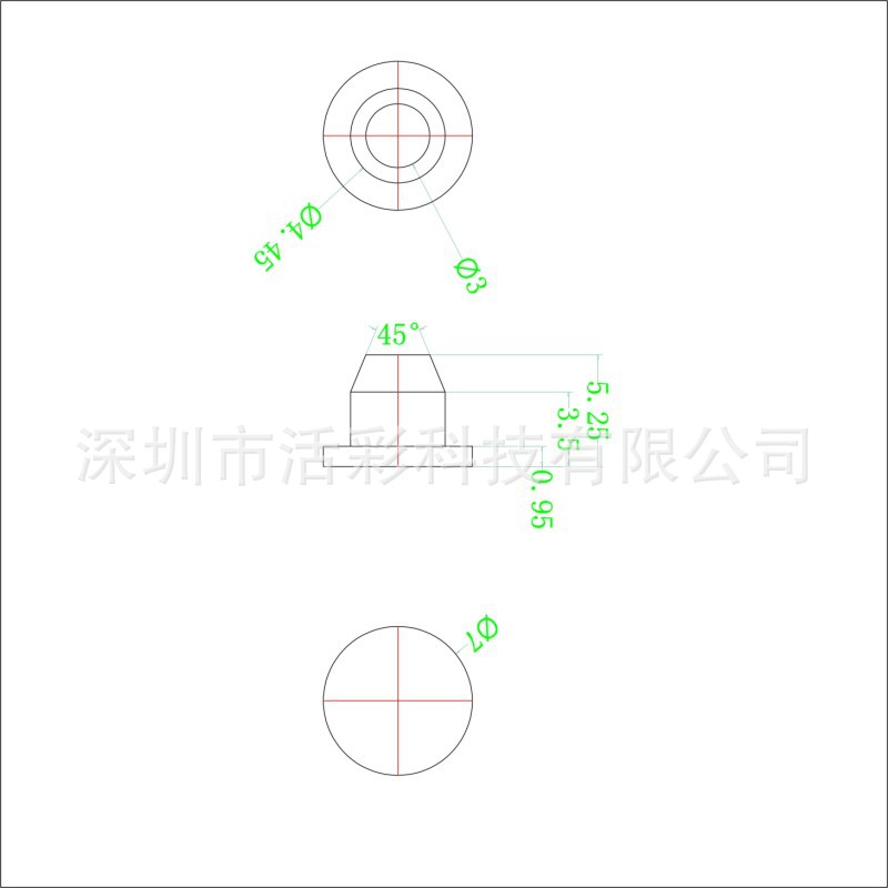 �轺����ñ ͸�ⰴťñ ��͸���ĵ��������ñ 4mm��ť�轺������