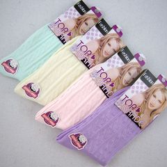 Wholesale Long-Style Individually Packaged Women's Socks—Street Vendor Supply: Autumn/Winter, Loose-Fitting, Solid-Color, Double-Needle Cotton Socks for Ladies