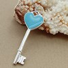 Accessory, blue pendant, necklace, wholesale, silver 925 sample