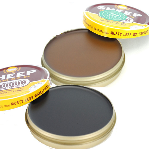 Lamb leather care cream, shoe polish, colorless leather dressing, black shoe polish, leather maintenance, leather nourishing cream