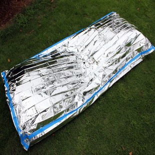 PE Алюминиевая пленка аварийная спальная мешка Аварийная сумка для сна. Аварийные поставки Жизнь Изоляция спального мешка Солнце