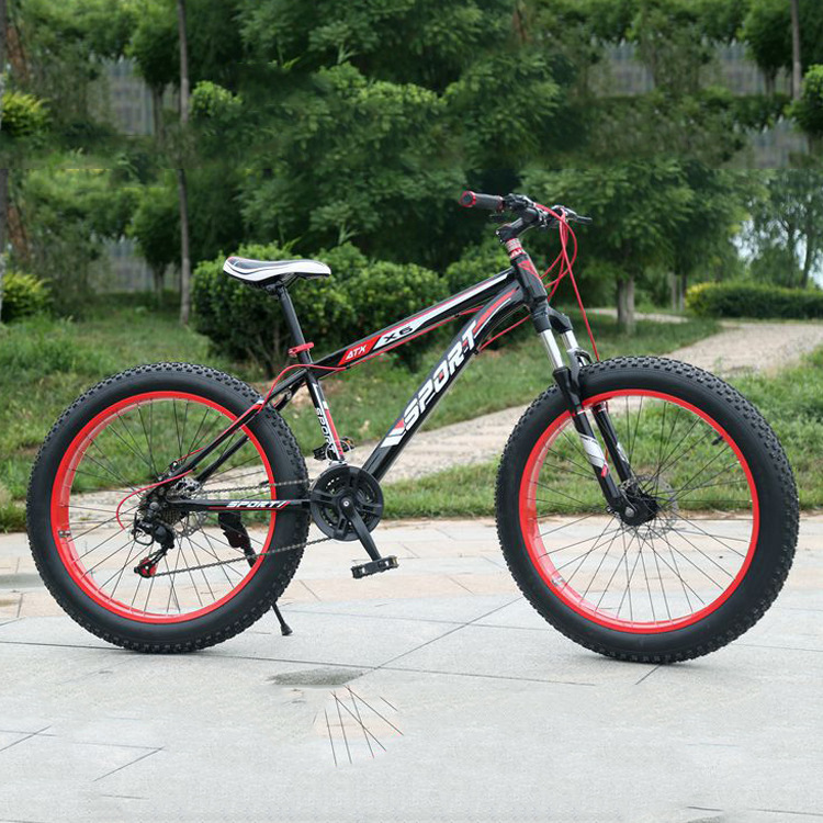 Snow beach mountain bike bicycle variable speed shock absorption disc brake 4.0 widened large tire manufacturers wholesale car zxc Snow beach mountain bike bicycle variable speed shock absorption disc brake 4.0 widened large tire manufacturers wholesale car zxc