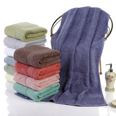 Cross-border wholesale long-staple cotton plain satin block 17-color cotton bath towels, checkered beach towels, corporate gifts, promotional towels