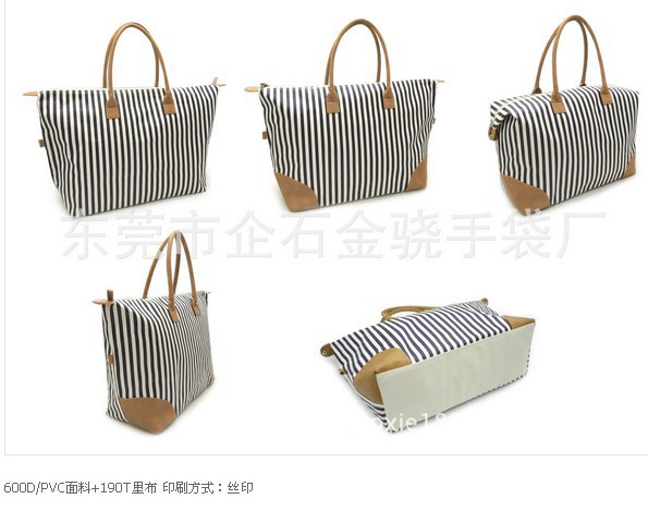 Manufacturer supplies 600D polyester portable casual women's bags
