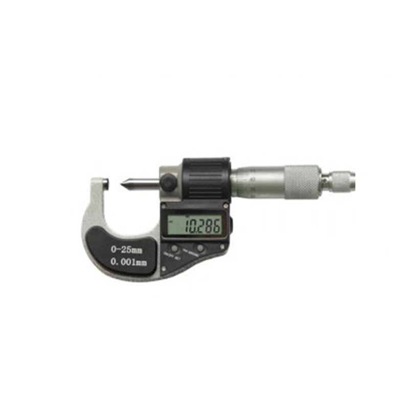 批发桂林广陆 数显单尖头千分尺0-25单尖头千分尺现货
