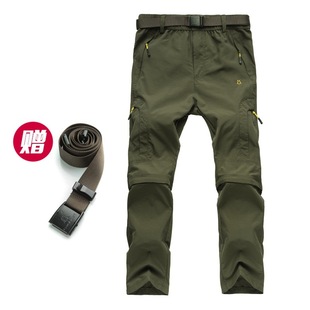 Sports outdoor quick-drying pants men's summer thin quick-drying pants wear-resistant detachable mountaineering pants women's tactical pants wholesale