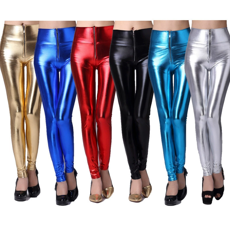 Autumn leggings with zipper, trousers, high waist, Korean style