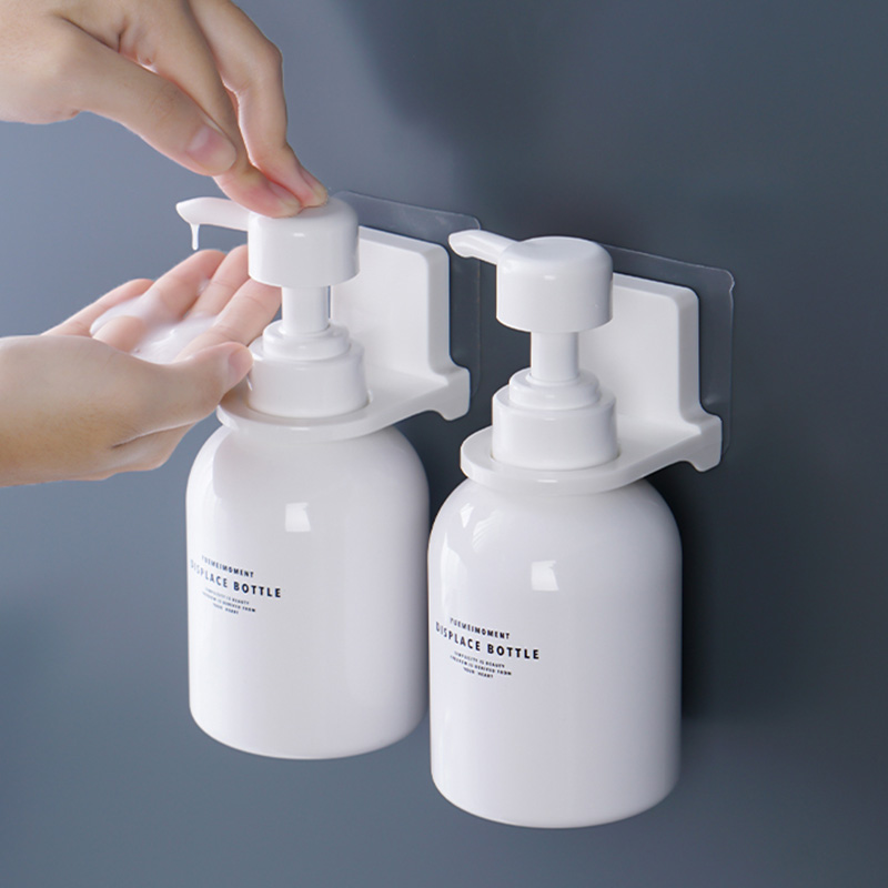 Shower Gel Wall Hanging Punch-free Hanging Rack Shampoo Shelf Bathroom Hand Sanitizer Bottle Storage Rack Bathroom Rack