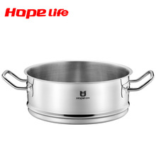 304不锈钢双耳蒸笼蒸格加厚小笼包全钢厂家批发蒸鱼专用蒸屉蒸锅