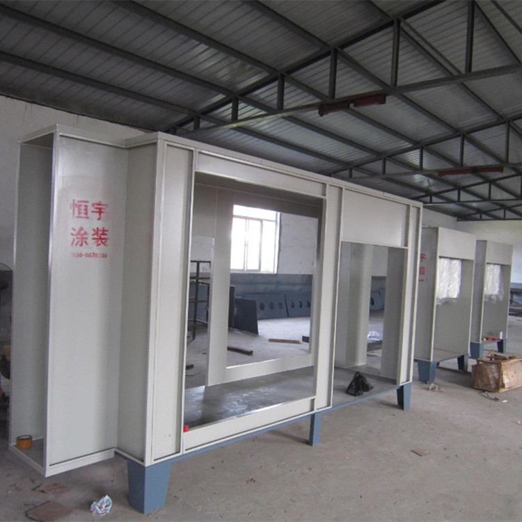 供应干式喷砂机设备喷砂后的喷粉设备 除锈喷砂机 喷粉流水线设备