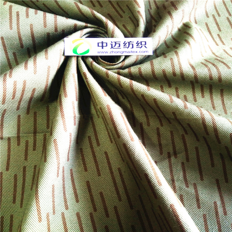 涤棉混纺42/2*21 半线卡/保加利亚Rain pattern雨滴迷彩伞兵服迷
