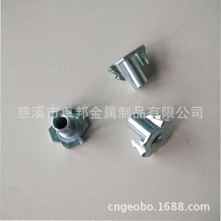 现货供应倒刺四爪螺母 美制T-NUTS 倒钩四爪螺母 1/4*15.5
