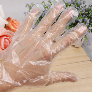Disposable gloves 100 pcs, catering and food grade transparent, beauty and housework cleaning and hygiene gloves 50 pcs