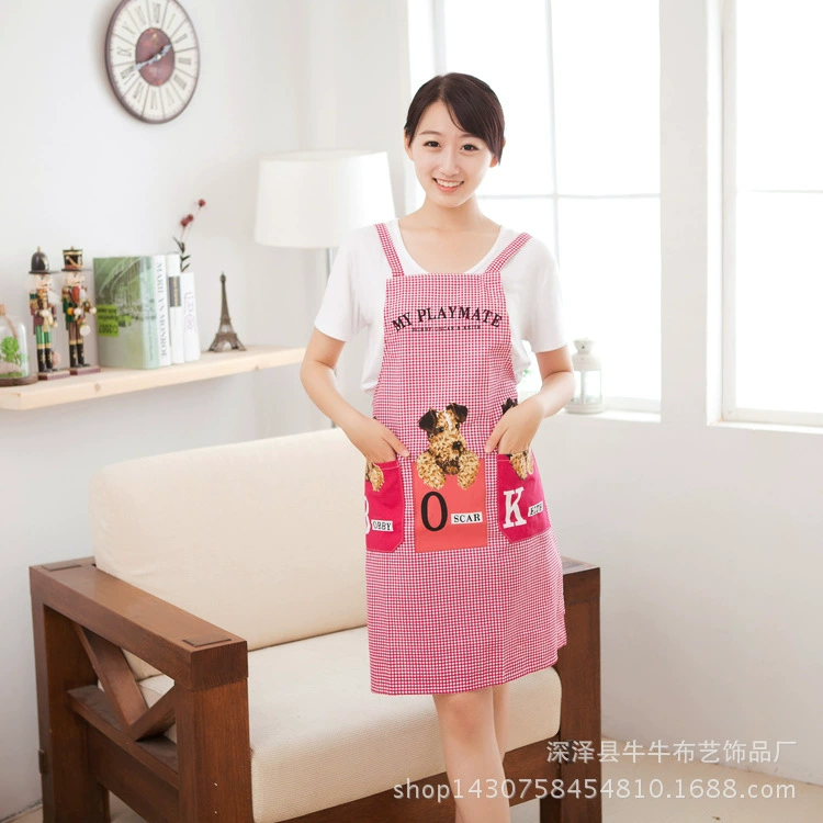 Apron, Korean suspenders sleevless, increased thickness, wholesale
