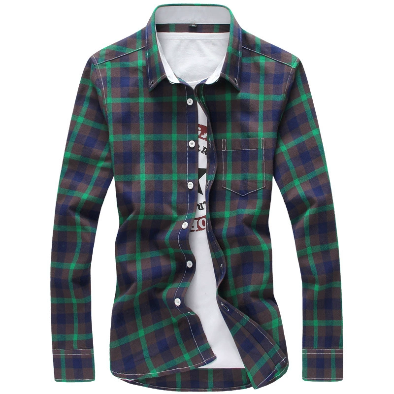 Men's colored shirt for leisure