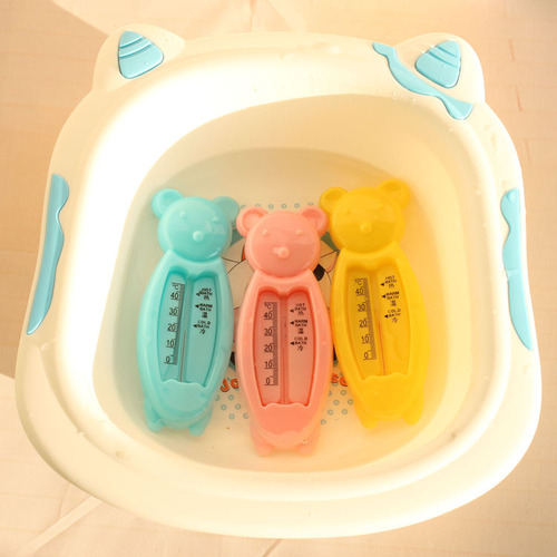 Simple Bear Water Thermometer Baby Bath Water Thermometer Baby Cartoon Water Thermometer Indoor Thermometer Wholesale