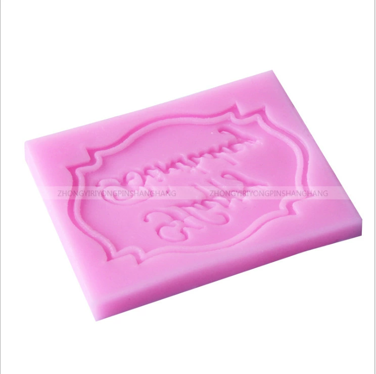Silicone mold, handmade, English