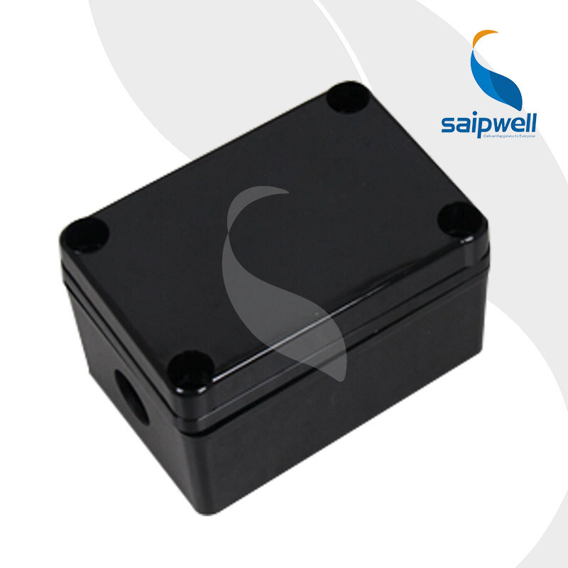 厂家批发黑色防水开关盒 线杆接线盒65*95*55户外塑料防水盒