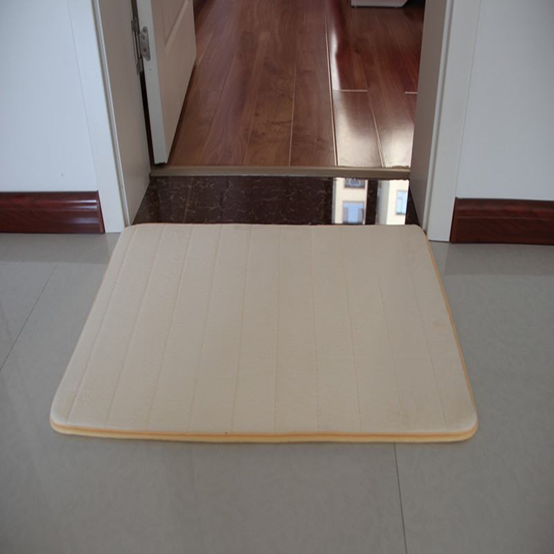 Alfombra europea y americana en forma de U baño antideslizante estera del piso estera del inodoro antideslizante de dos piezas conjunto transfronterizo de Amazon Venta caliente