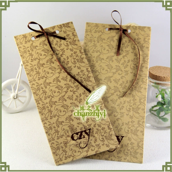 Классическая Закладка упаковка мешок лист вены Закладка специальная упаковка мешок Крафт бумажный мешок творческий подарок студента