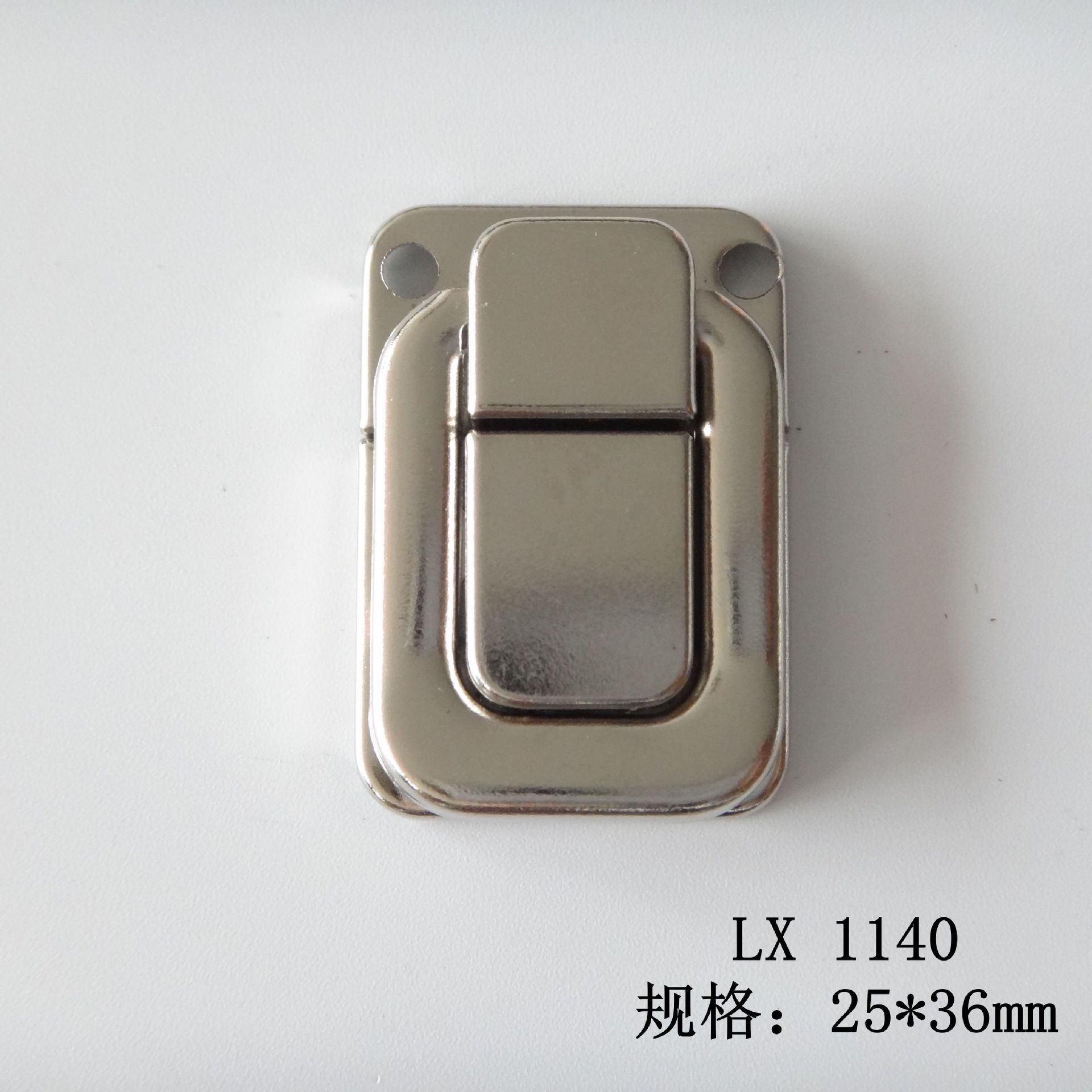 广东厚料铁皮大中小板扣锁 复古小方锁 红酒盒 箱包锁 木盒搭扣