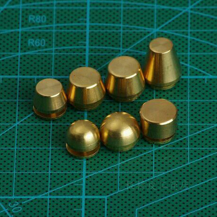 黄铜水桶脚钉 箱包圆弧脚钉  高档箱包实心铜车件10/12mm厂家批发