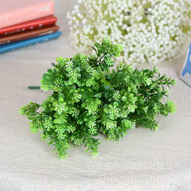 仿真米兰草批发 塑料花草假花水草插花配草隔断仿真植物批发