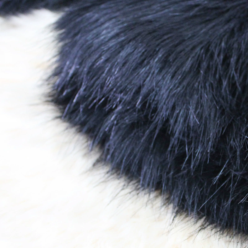 Faux‑fur long‑pile vest, short cut, sizes S–XXXL, khaki/white/black