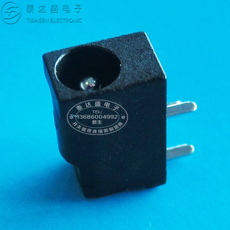 供应平板电脑充电接口1.0/1.3/1.65中心针单孔DC电源插座DC002