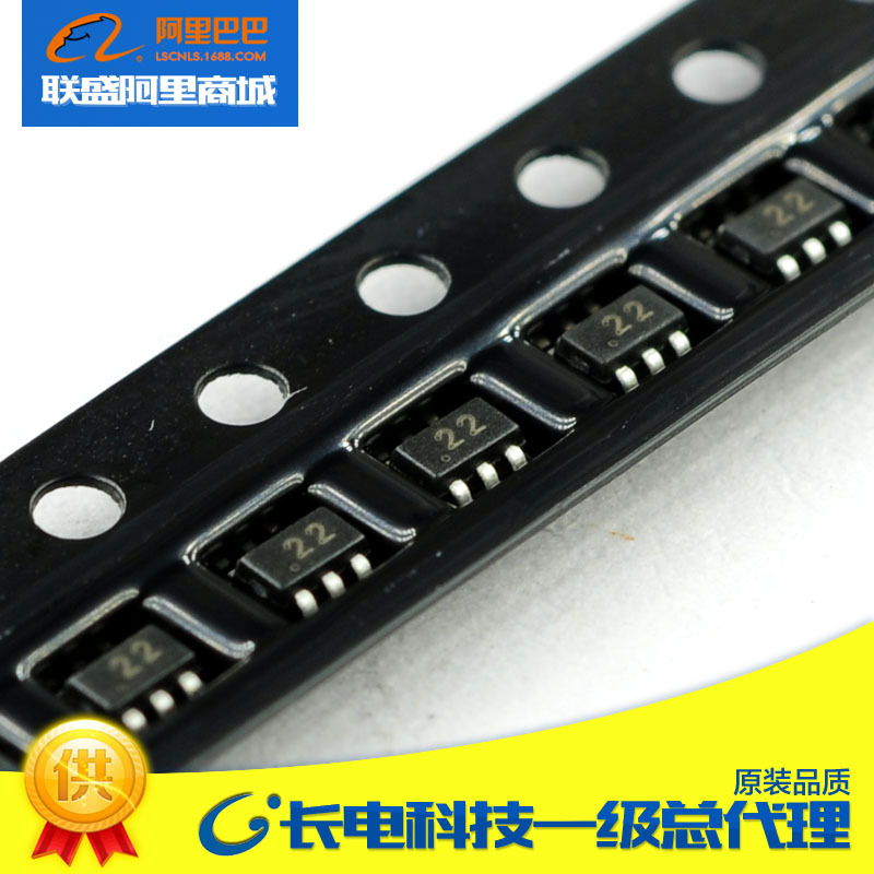 CESD5V0K5 SOT-363 ESD静电保护二极管 丝印22 长晶长电