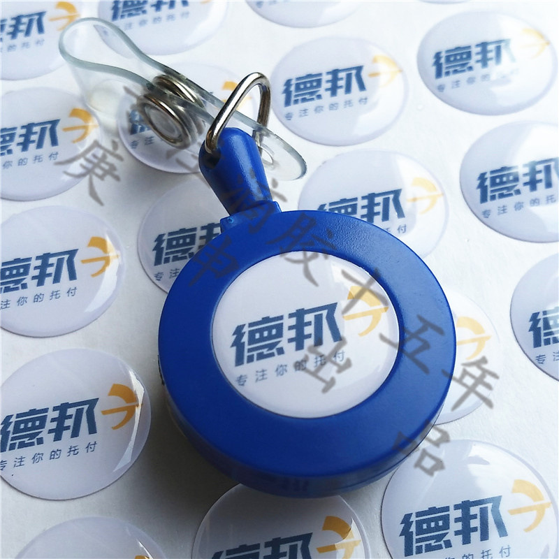 Crystal Glue Sticker Customized Crystal Glue Sticker Strong Adhesive Glue Sticker Logo Trademark